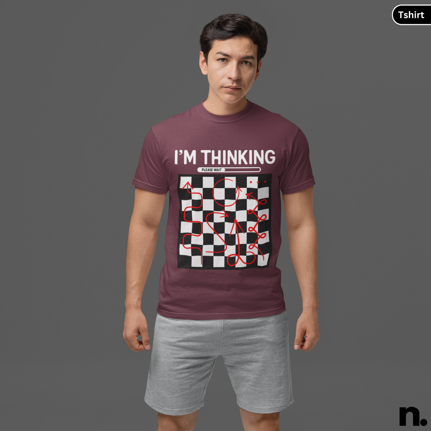 I'm Thinking Chess Funny Unisex Tee