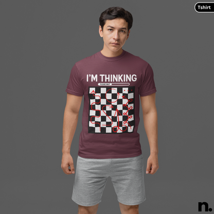 I'm Thinking Chess Funny Unisex Tee