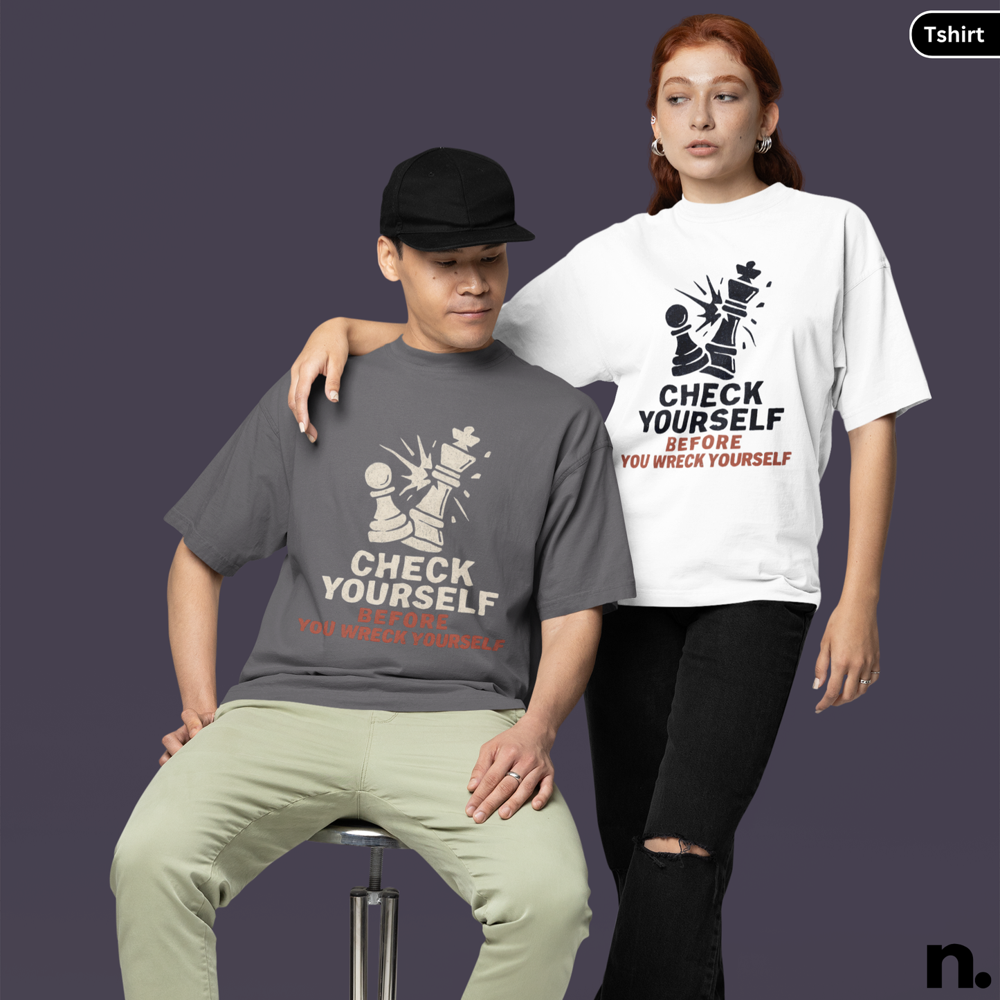 Chess Piece Captures Inspired Unisex Tee