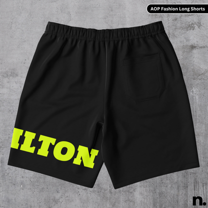 Hamilton F1 Inspired Long Shorts