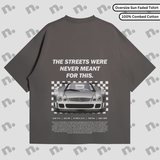 Vintage washed gradient t-shirt inspired by the legend with a bold boxy fit and racing heritage design.