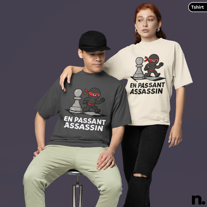 En Passant Assassin Chess Inspired Unisex Tee