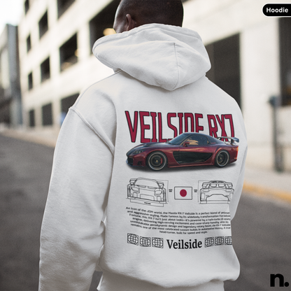 Veilside RX7 Poster Style Hoodie