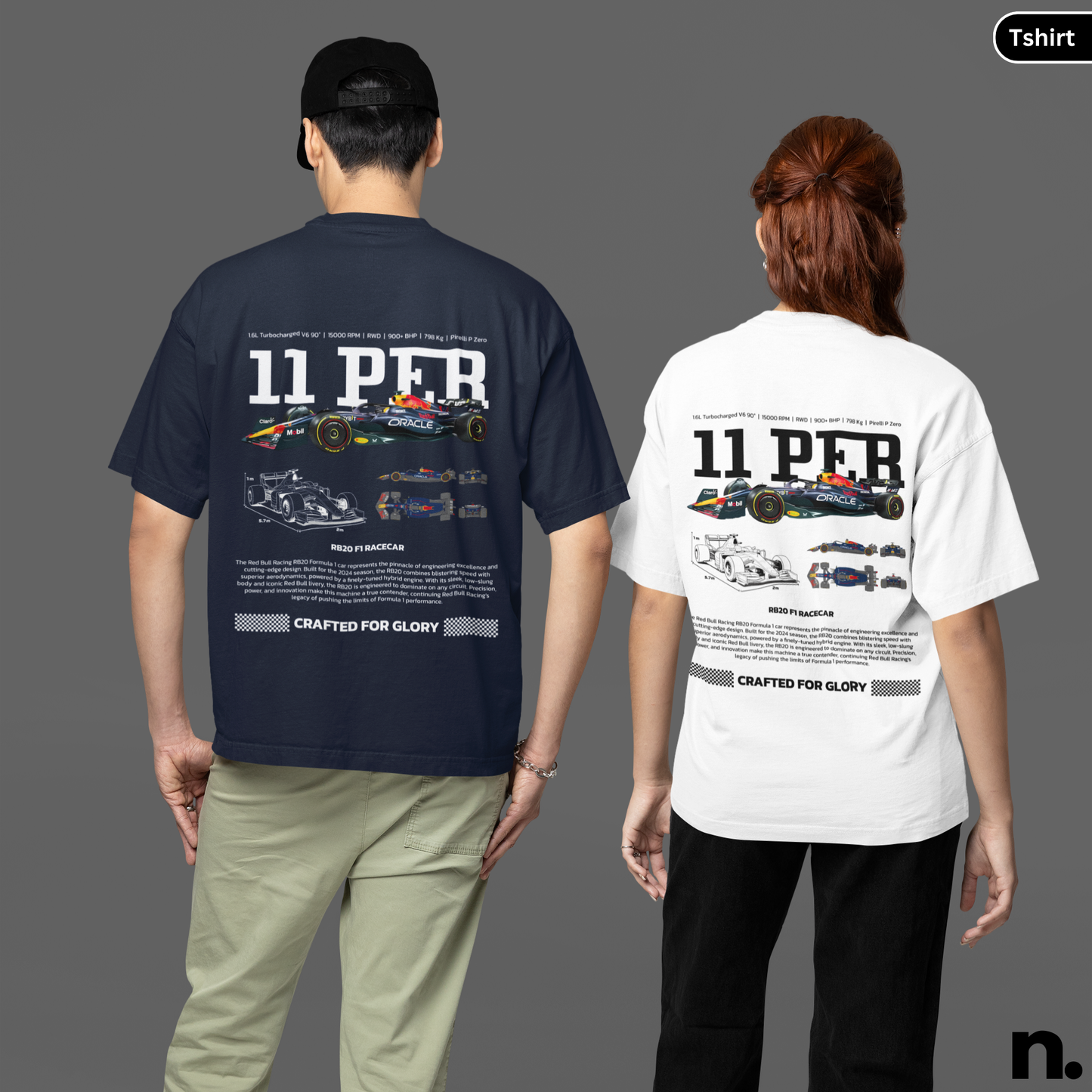 11 Perez RB20 Poster Style T-shirt