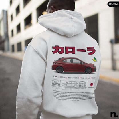 JDM GR Corolla Poster Style Hoodie