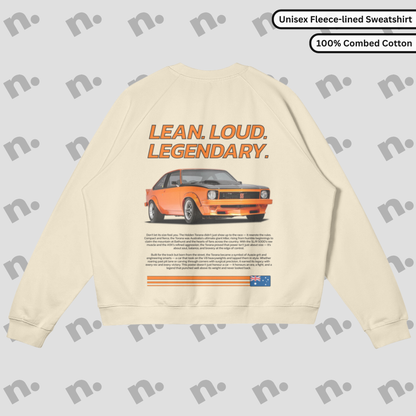 LEAN. LOUD. LEGENDARY. – Premium Fleece-lined Sweatshirt