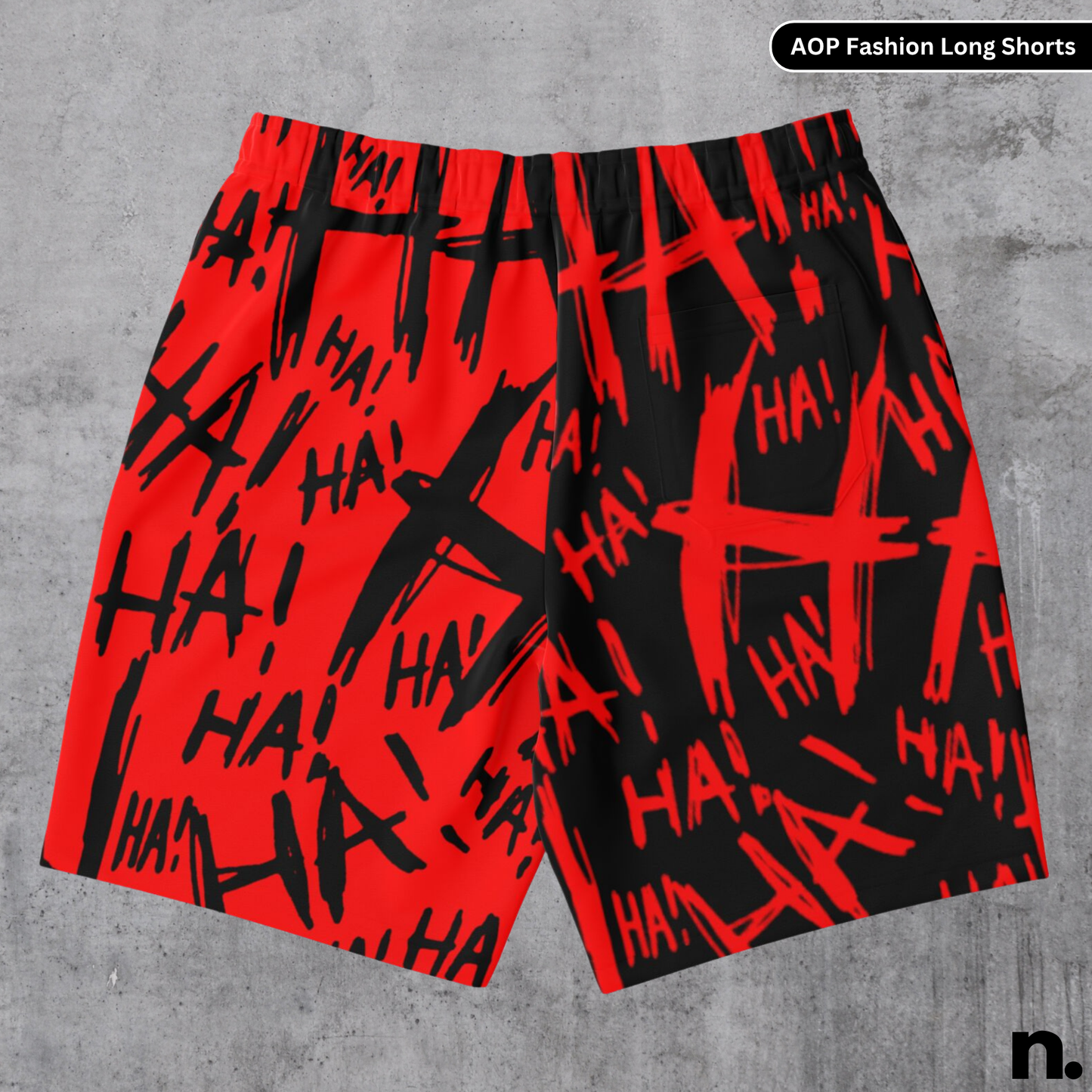 Haha Joker Inverted Inspired Fashion Long Shorts