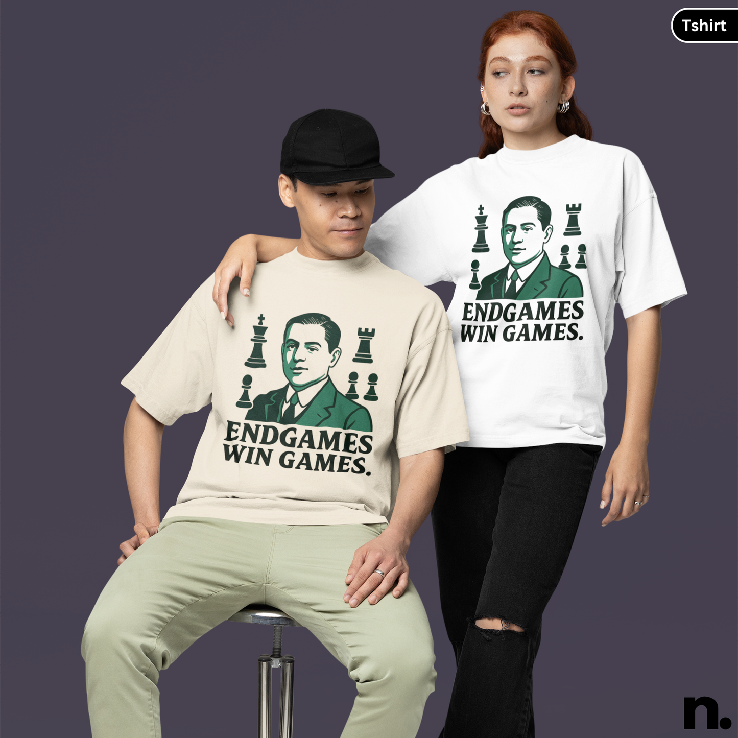 Endgames Win Games Chess Inspired Unisex Tee