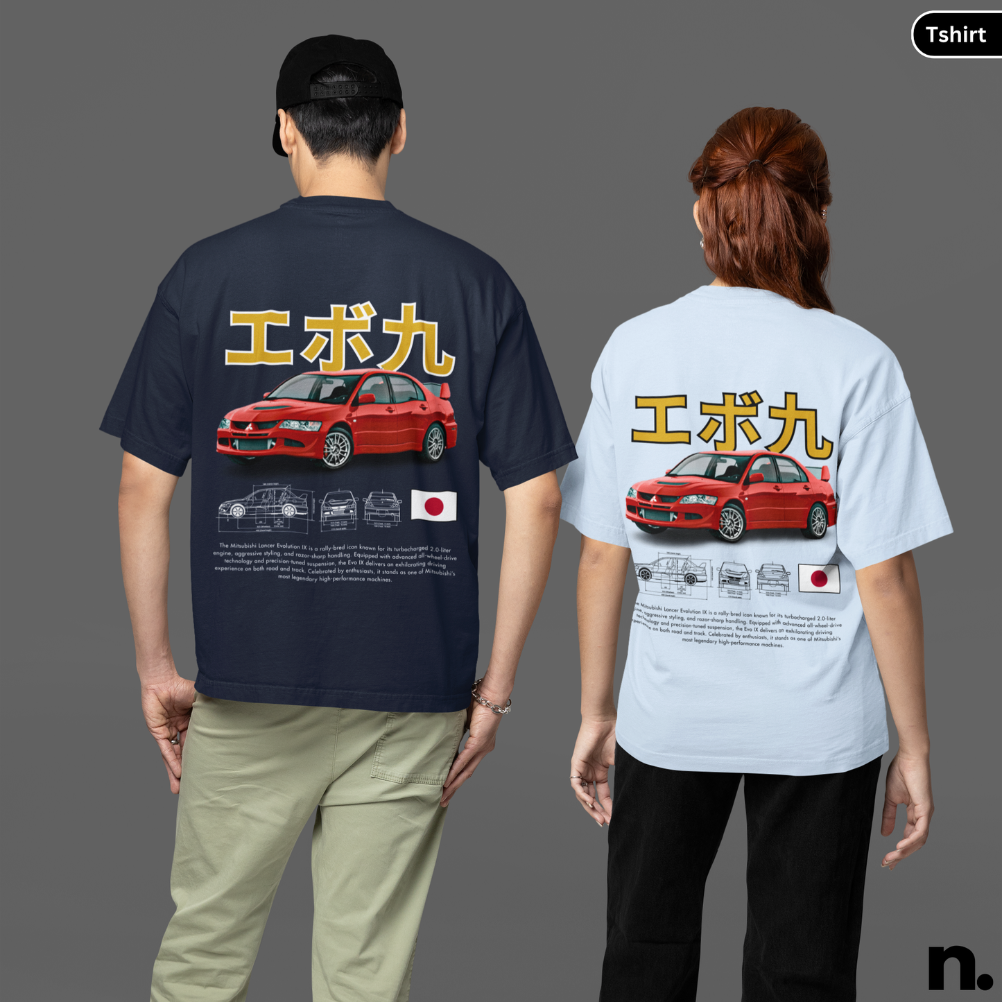 JDM Evo Poster Style T-shirt
