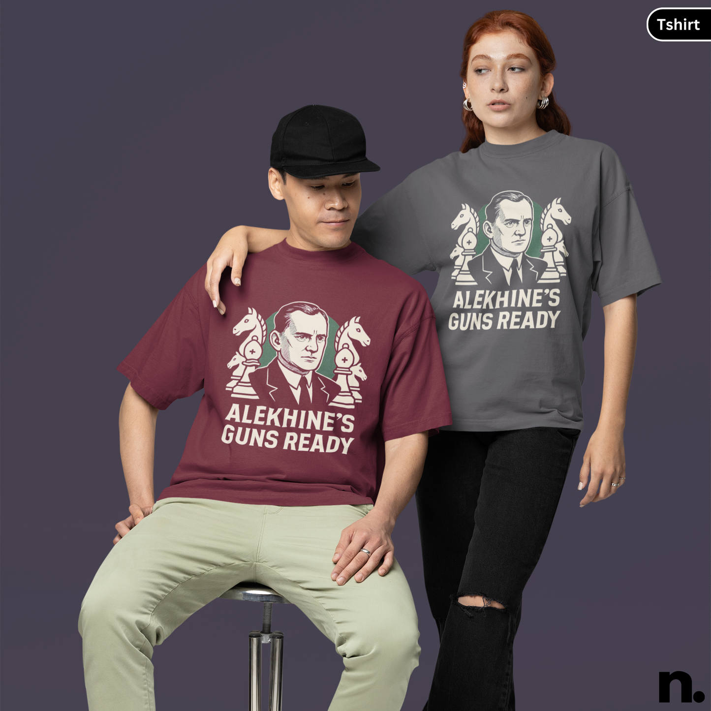 Alekhine Chess Legend Inspired Unisex Tee