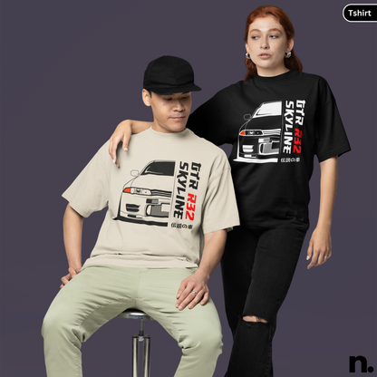 R32 Skyline Illustration Unisex T-shirt