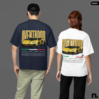 Lambo Aventador Poster Style T-shirt