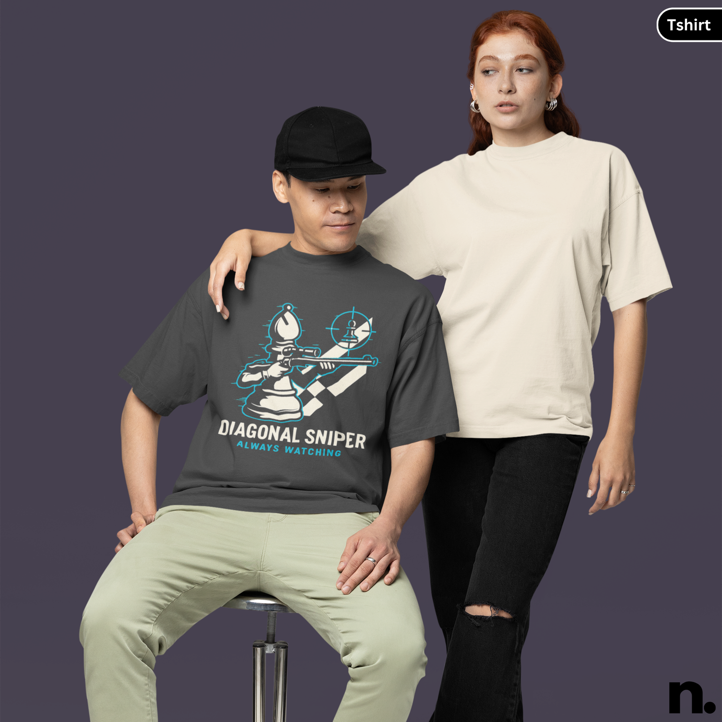 Bishop Diagonal Sniper Chess Inspired Unisex Tee