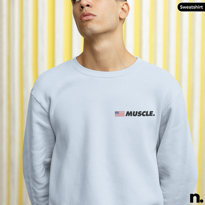 American Muscle Cobra R Poster Style Sweatshirt