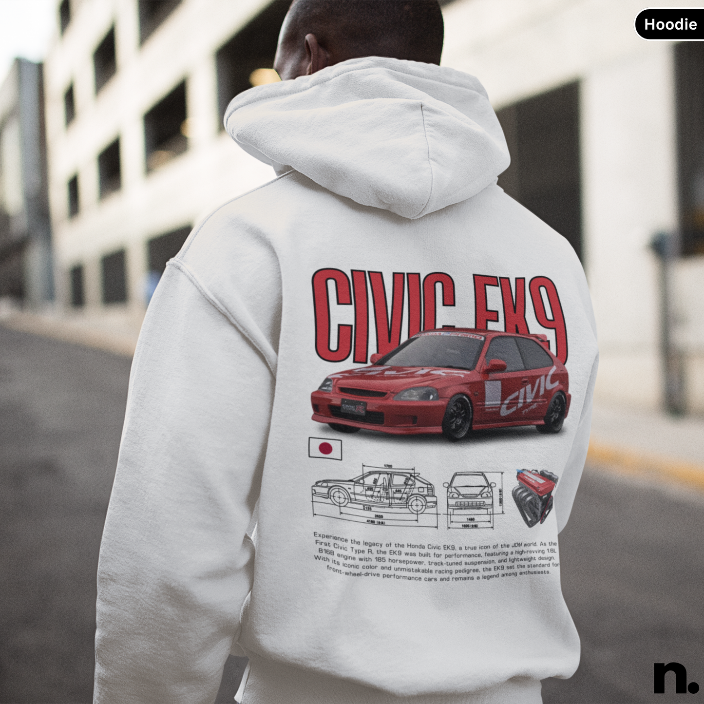 Ek9 Poster Style Hoodie