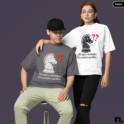 Knight Sacrifice Chess Inspired Unisex Tee