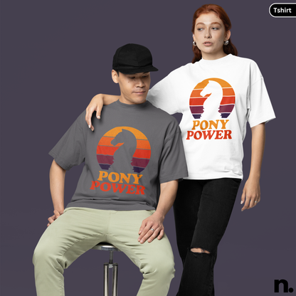 Pony Power Chess Knight Motivational Unisex Tee