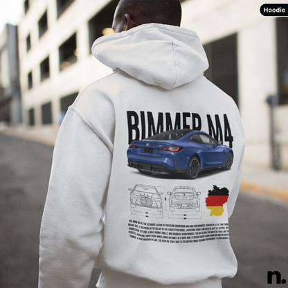 Bimmer M4 Poster Style Hoodie