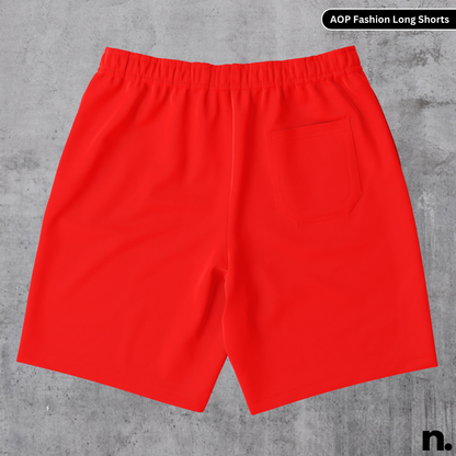 Leclerc F1 Inspired Fashion Long Shorts