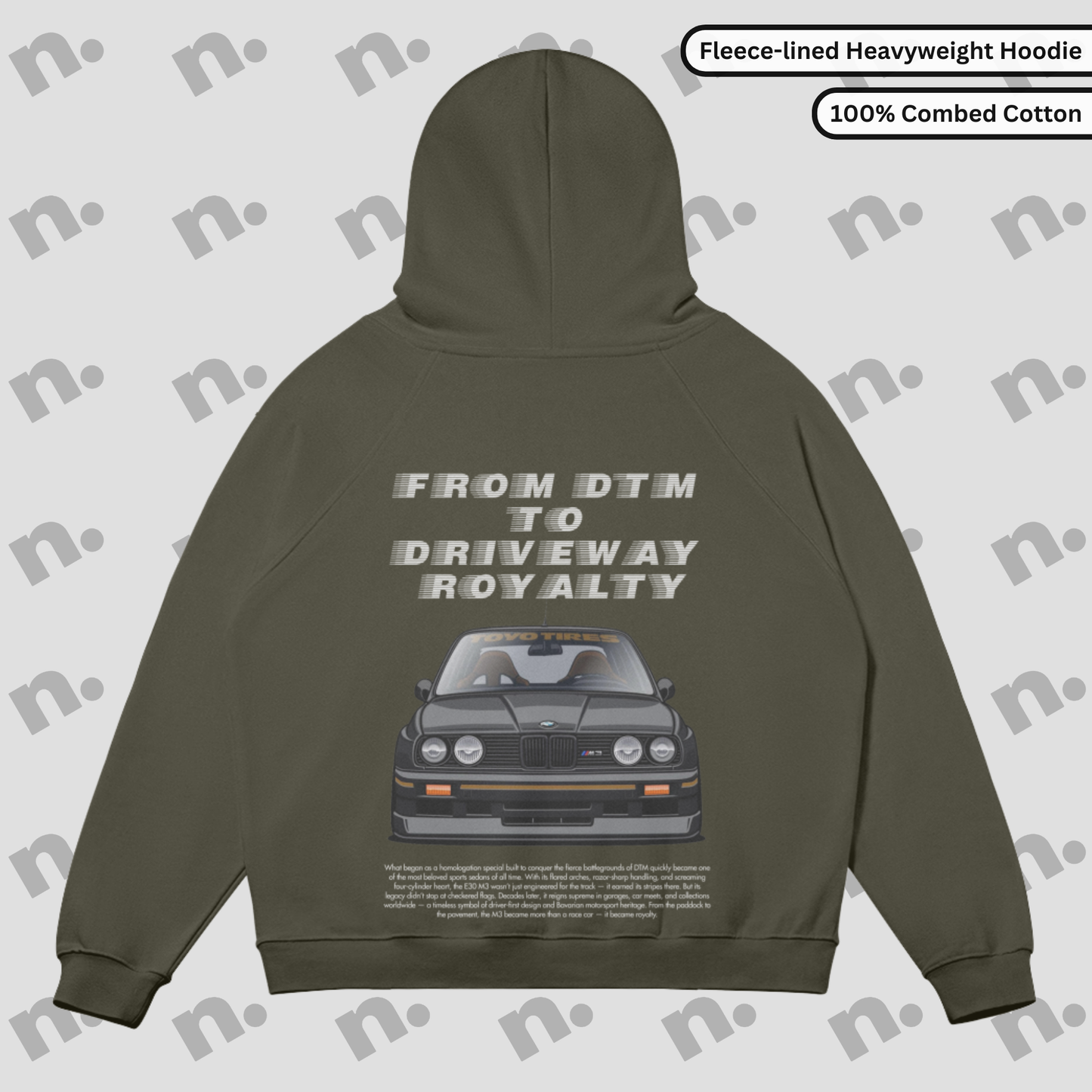 Heavyweight Fleece-Lined Hoodie – Ultra-warm hoodie made with heavyweight fabric and a soft fleece lining for cold weather.

