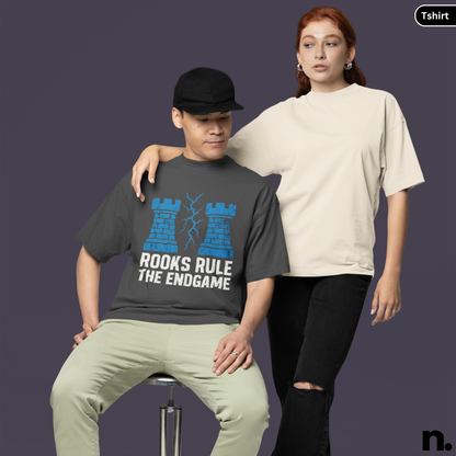 Rooks Endgame Chess Inspired Unisex Tee
