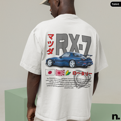 Mazda RX7 Rotary JDM Legend Unisex Heavy Cotton Tee