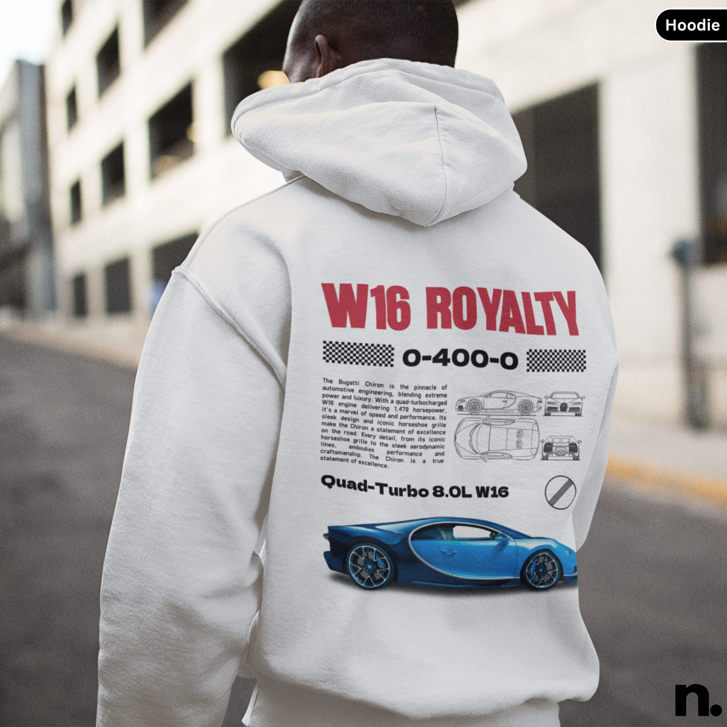 W16 Royalty Chiron Poster Style Hoodie