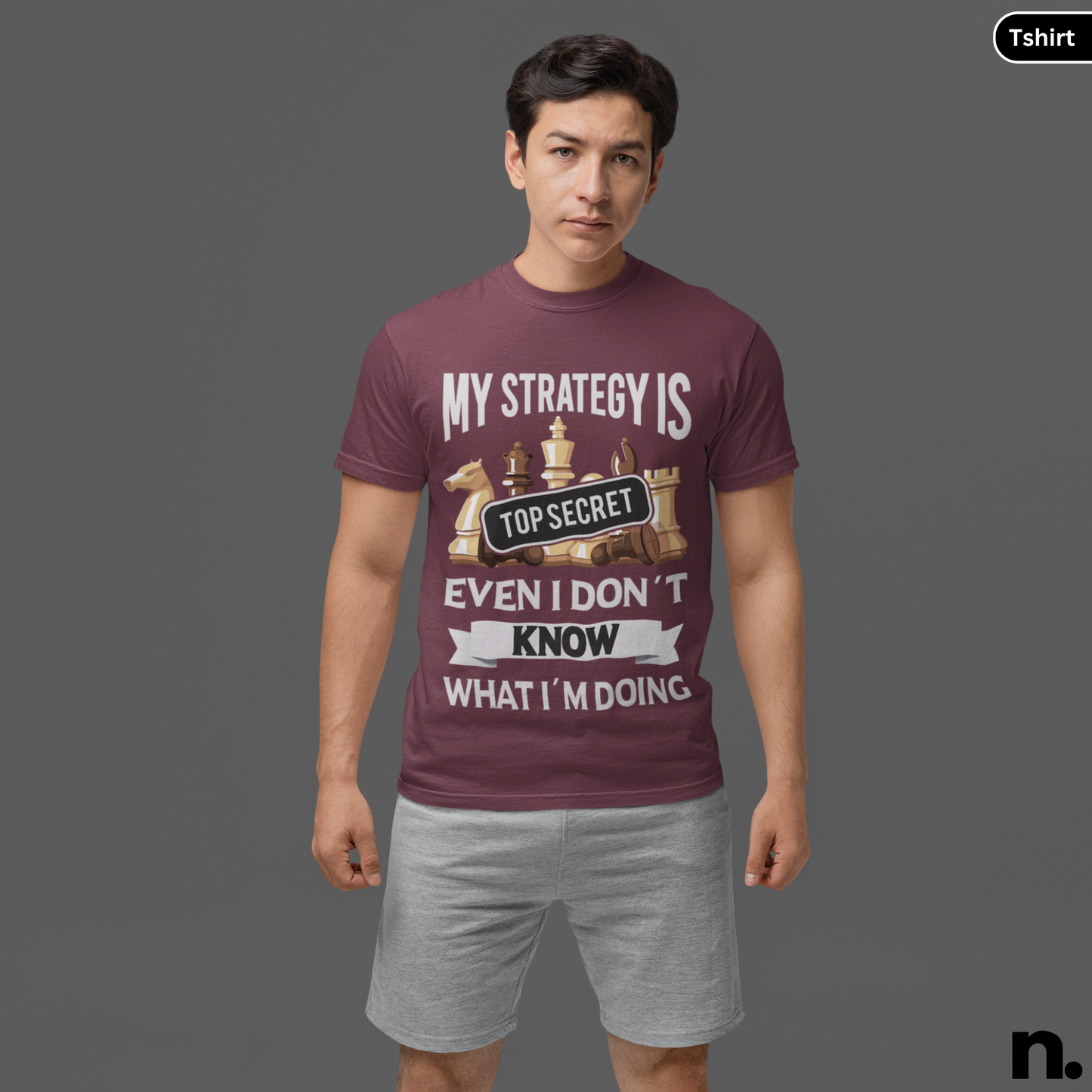 Top Secret Strategy Chess Funny Unisex Tee