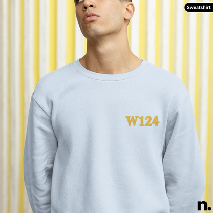 Merc W124 Poster Style Sweatshirt