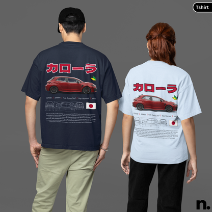 JDM GR Corolla Poster Style T-shirt