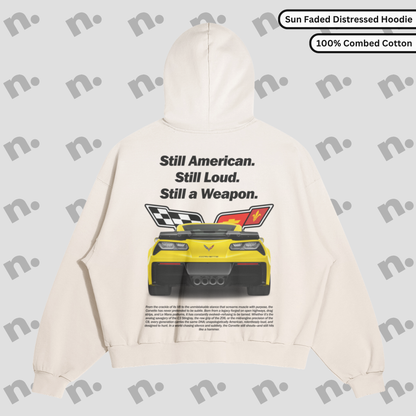 Still American Still Loud Distressed Premium Hoodie