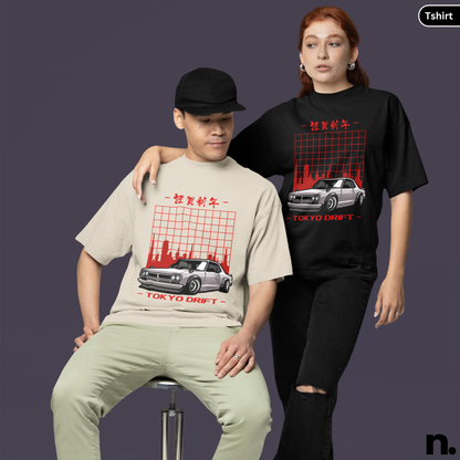 JDM Tokyo Drift Skyline T-Shirt