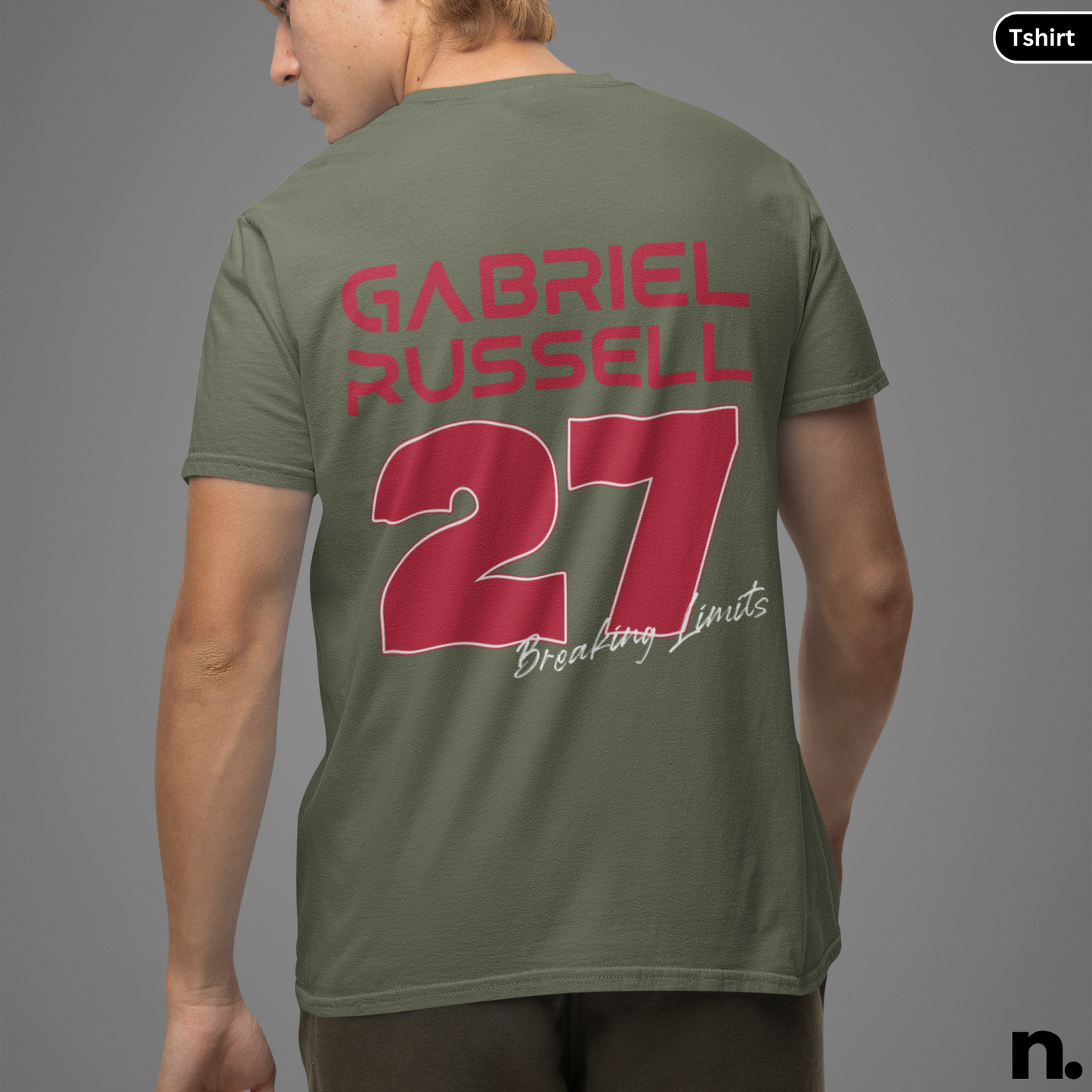 Personalized Racing Team Jersey Inspired Heavy Cotton Tee