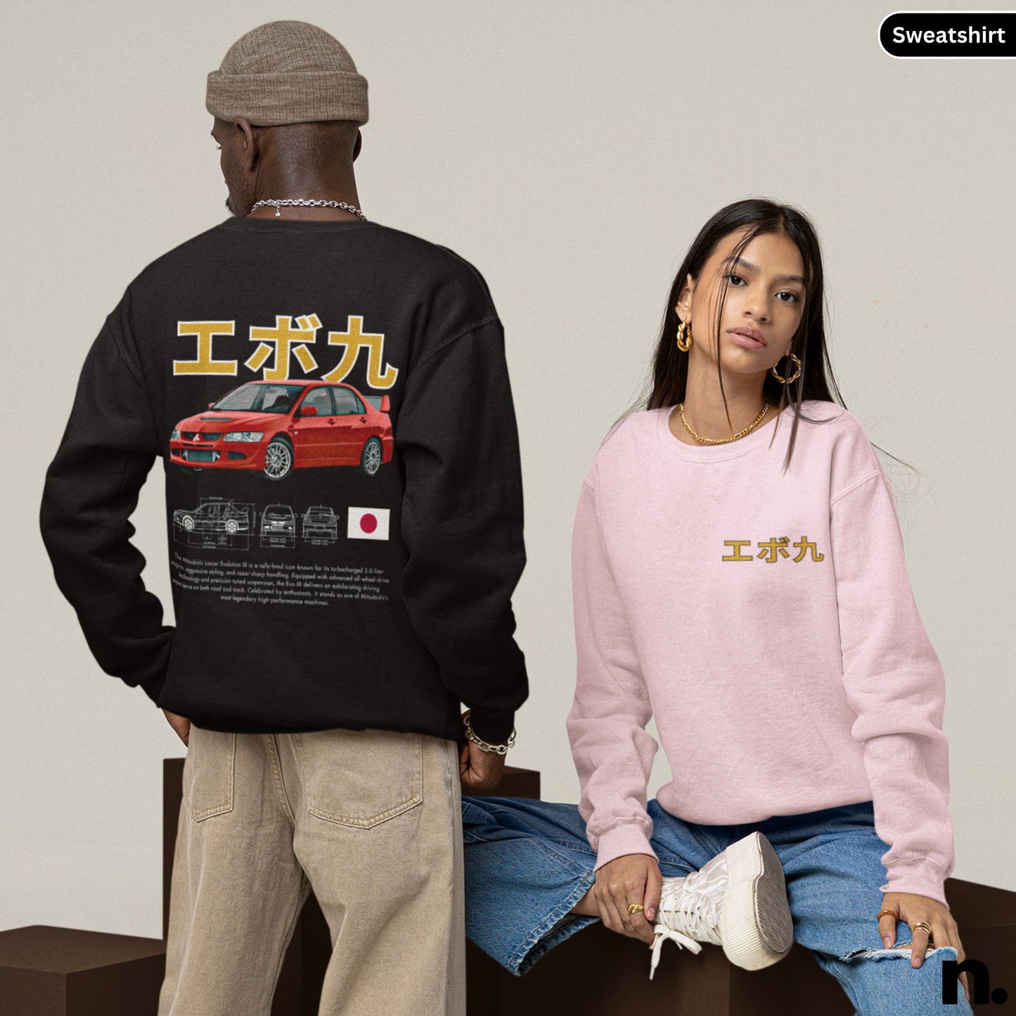 JDM Evo New Poster Style Sweatshirt