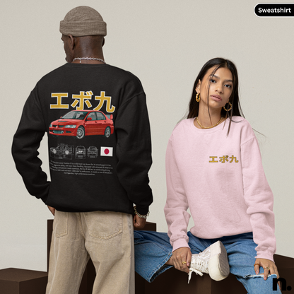 JDM Evo New Poster Style Sweatshirt
