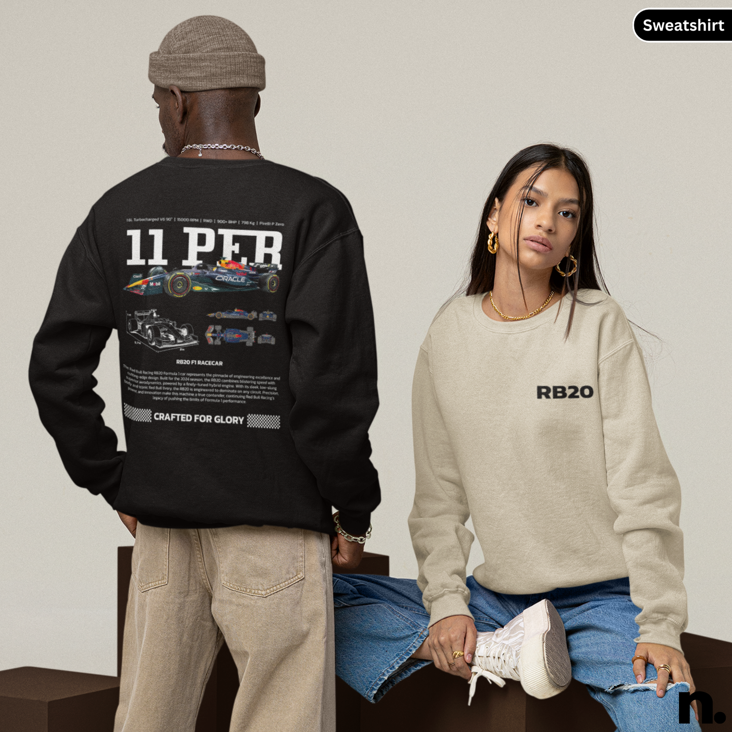 11 Perez RB20 Poster Style Sweatshirt
