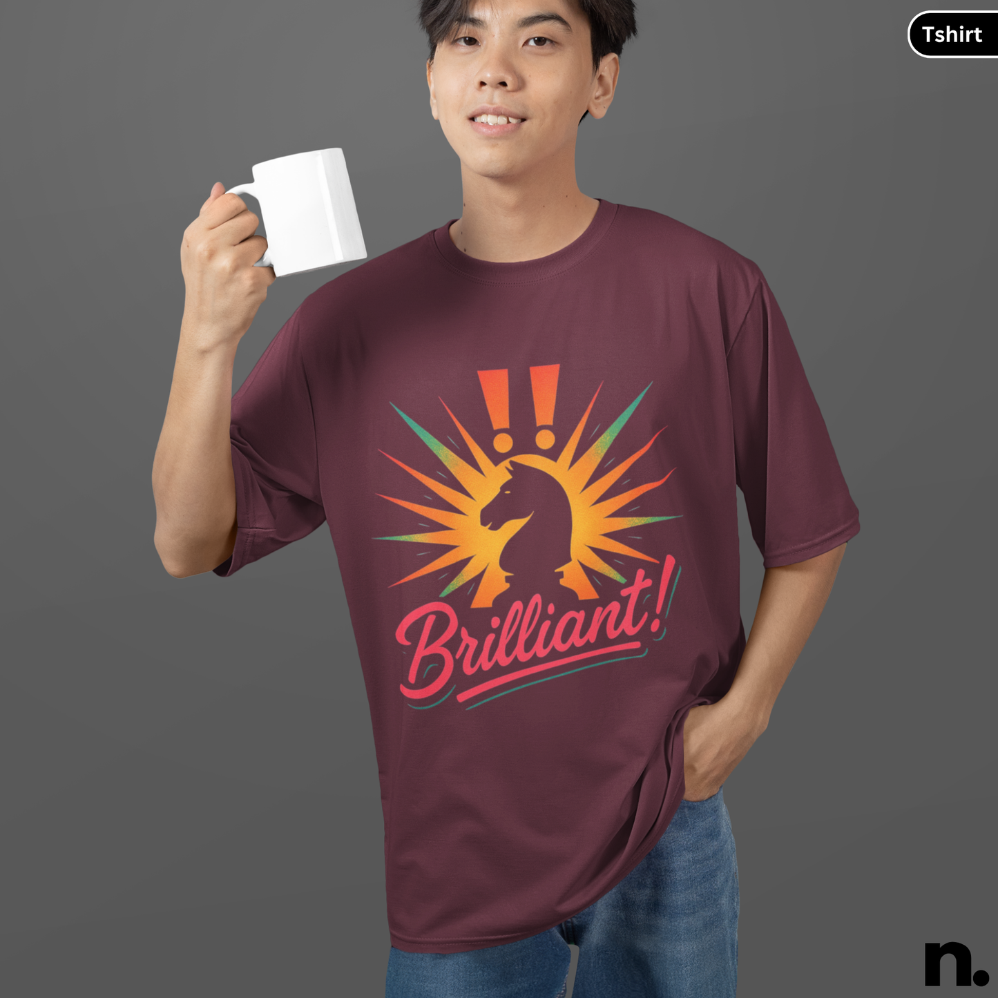 Brilliant Knight Chess Motivational Unisex Tee