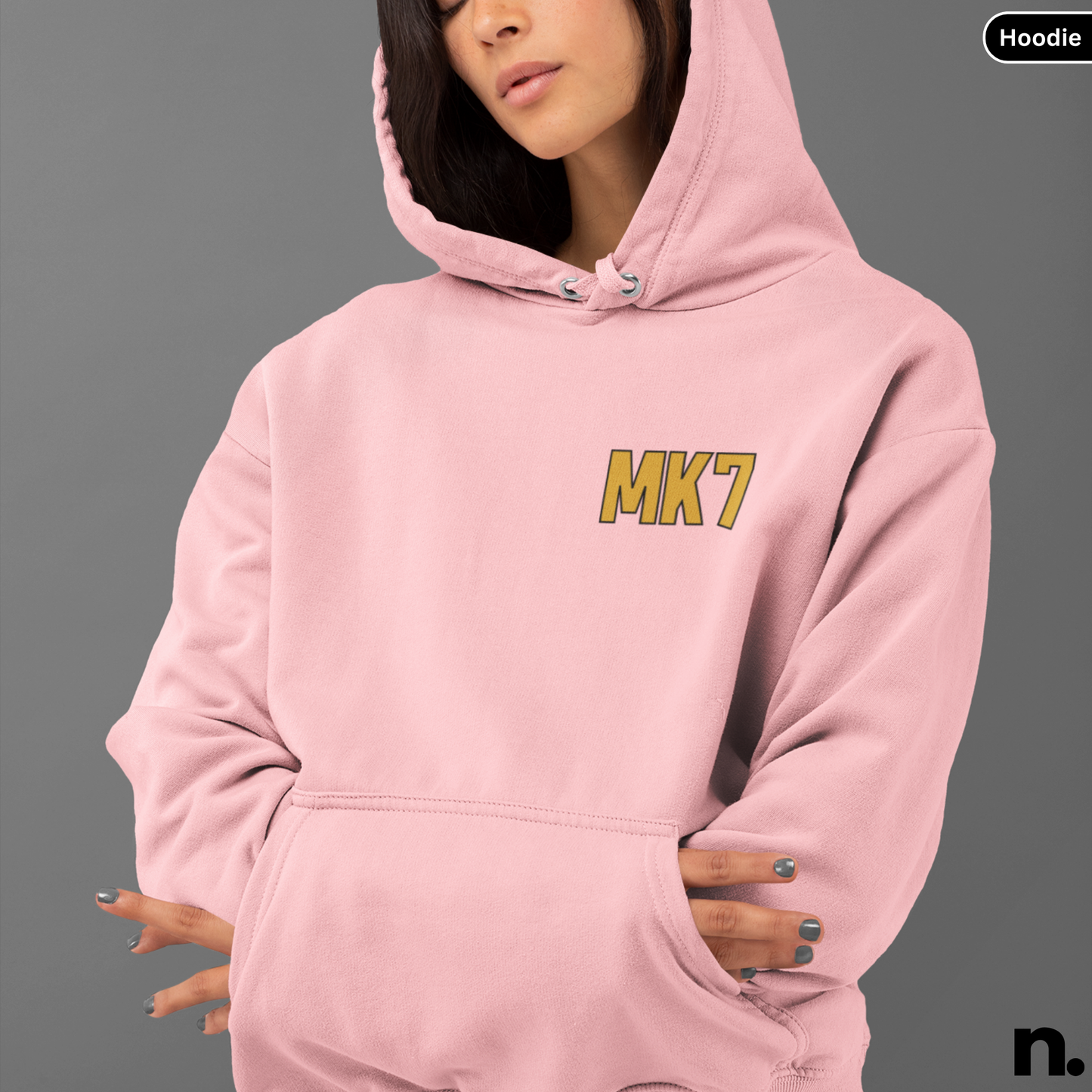 VW Golf GTI Mk7 Poster Style Back Print Unisex Hoodie