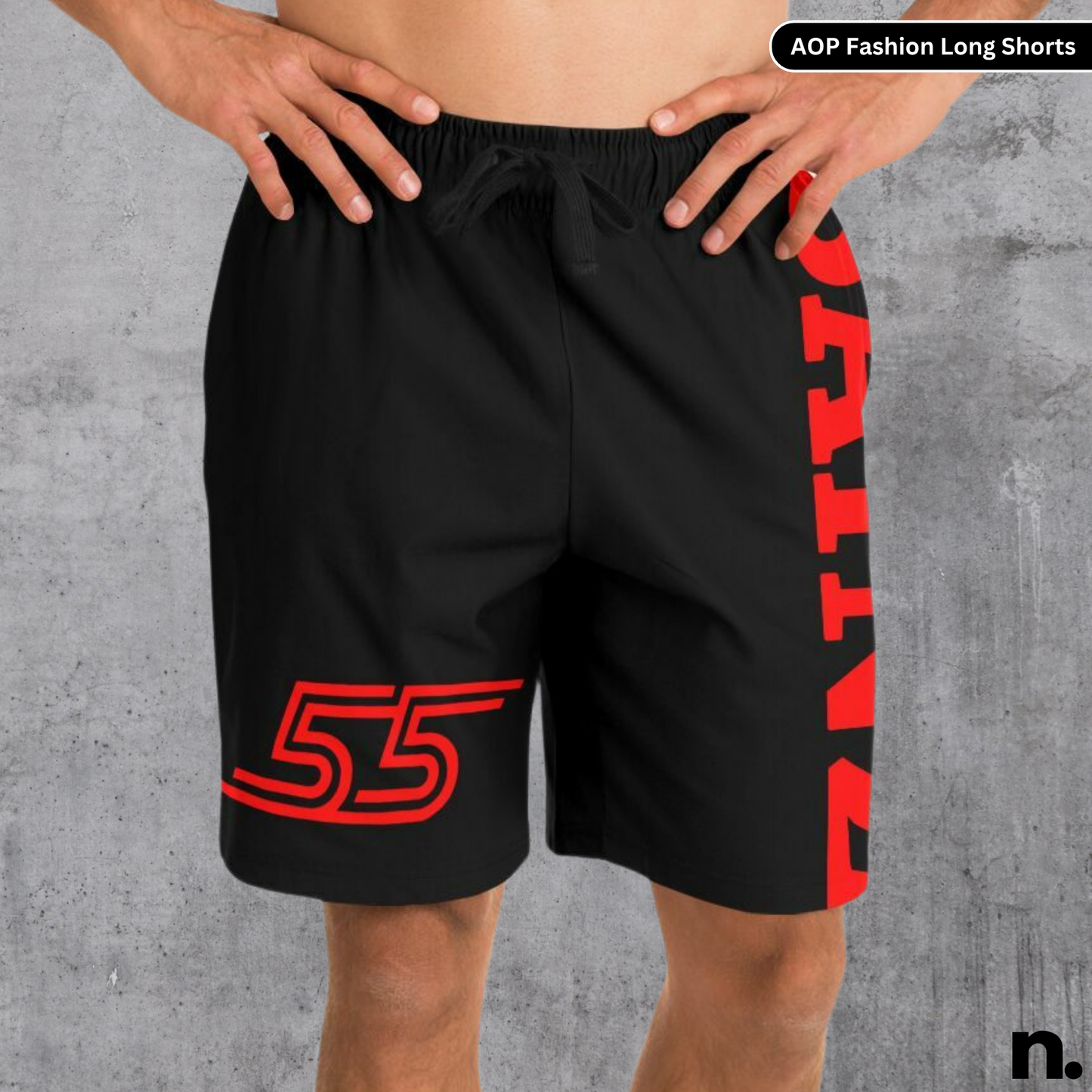 SAINZ F1 Inspired Fashion Long Shorts