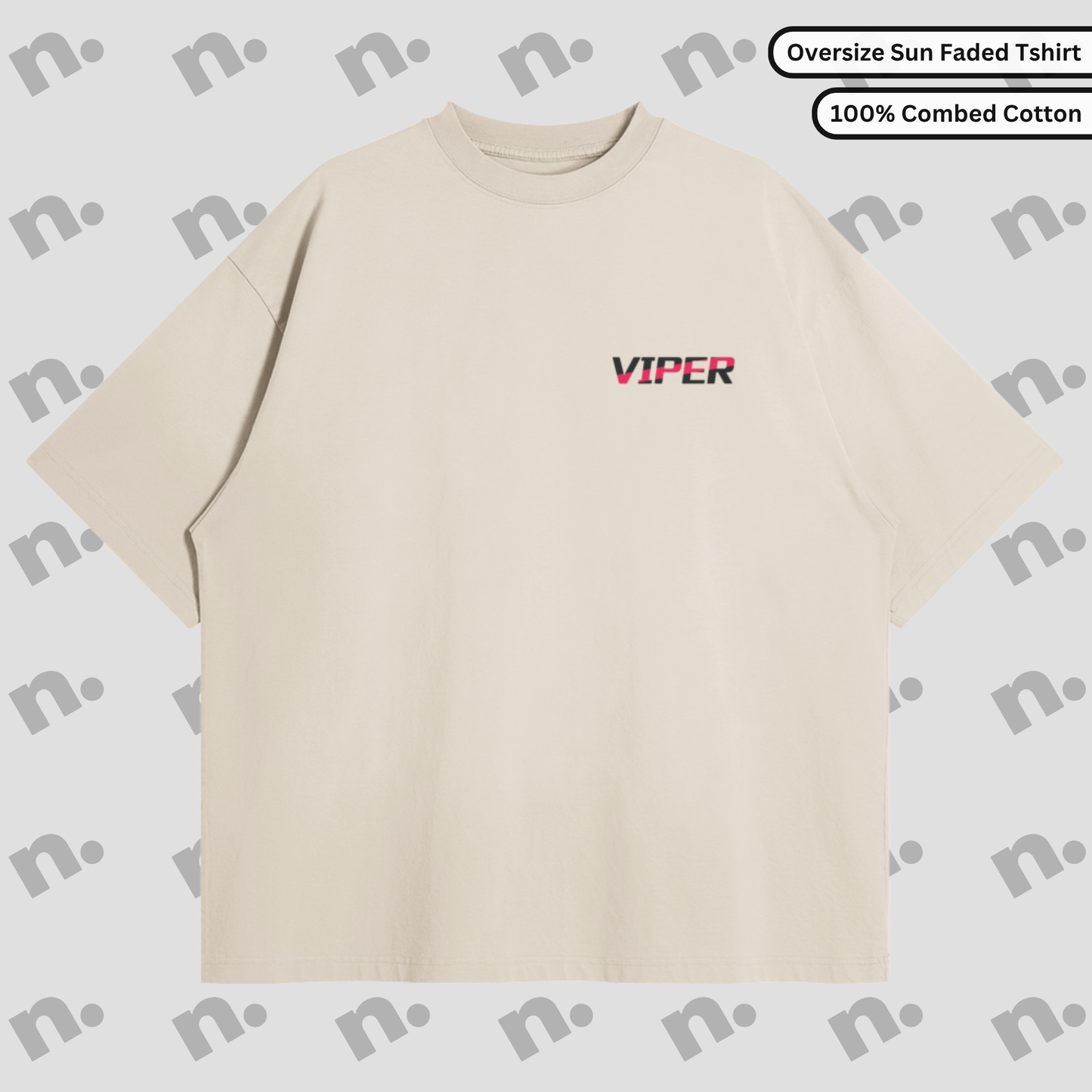 Viper Inspired Premium Sun Faded Oversize T-shirt