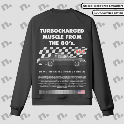Turbocharged Muscle GNX Premium Fleece-lined Sweatshirt