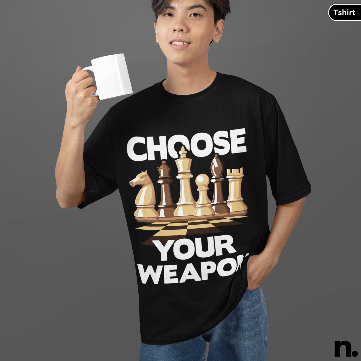 Choose Your Weapon Chess Lovers Unisex Tee