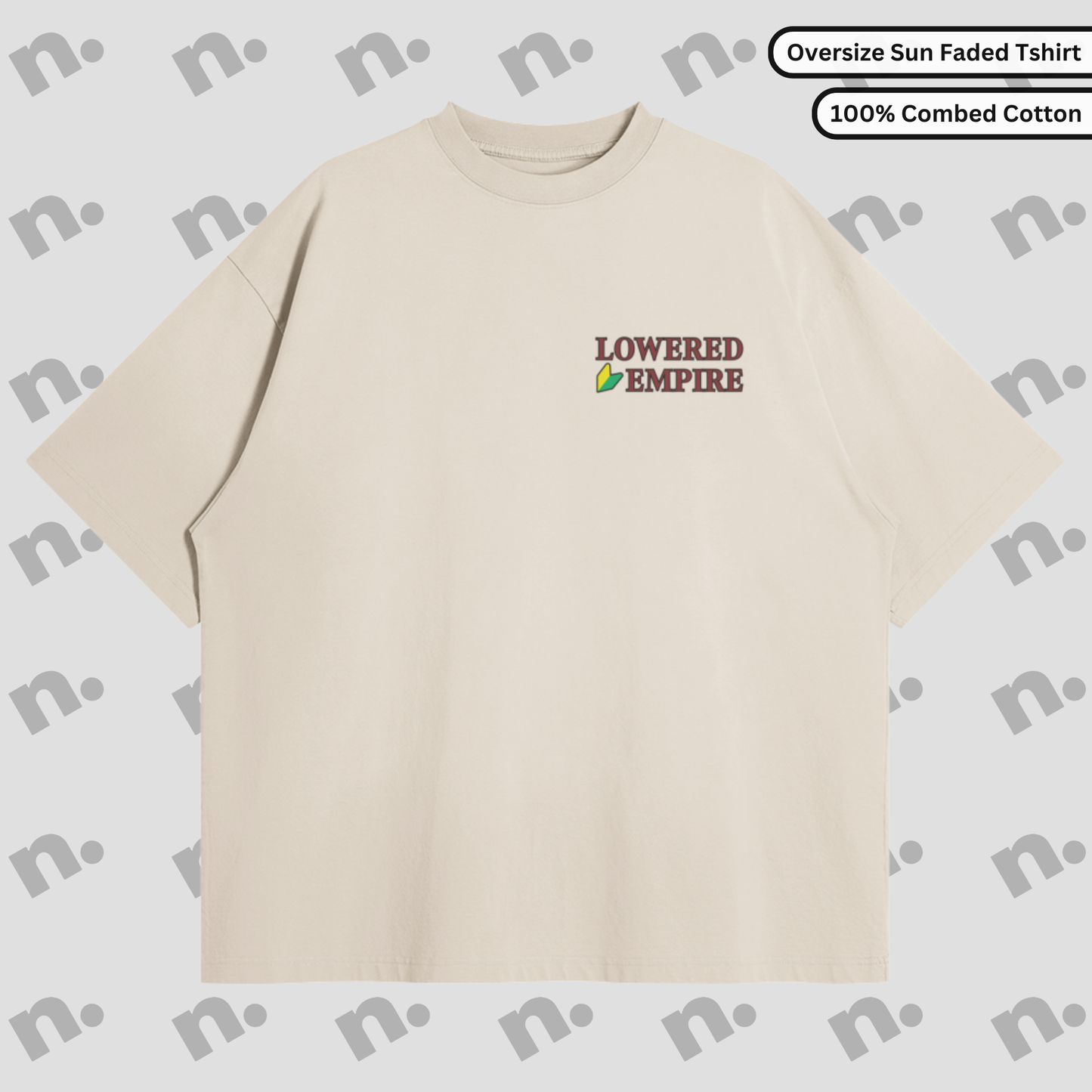 Lowered Empire Premium Oversize Sun Faded T-shirt