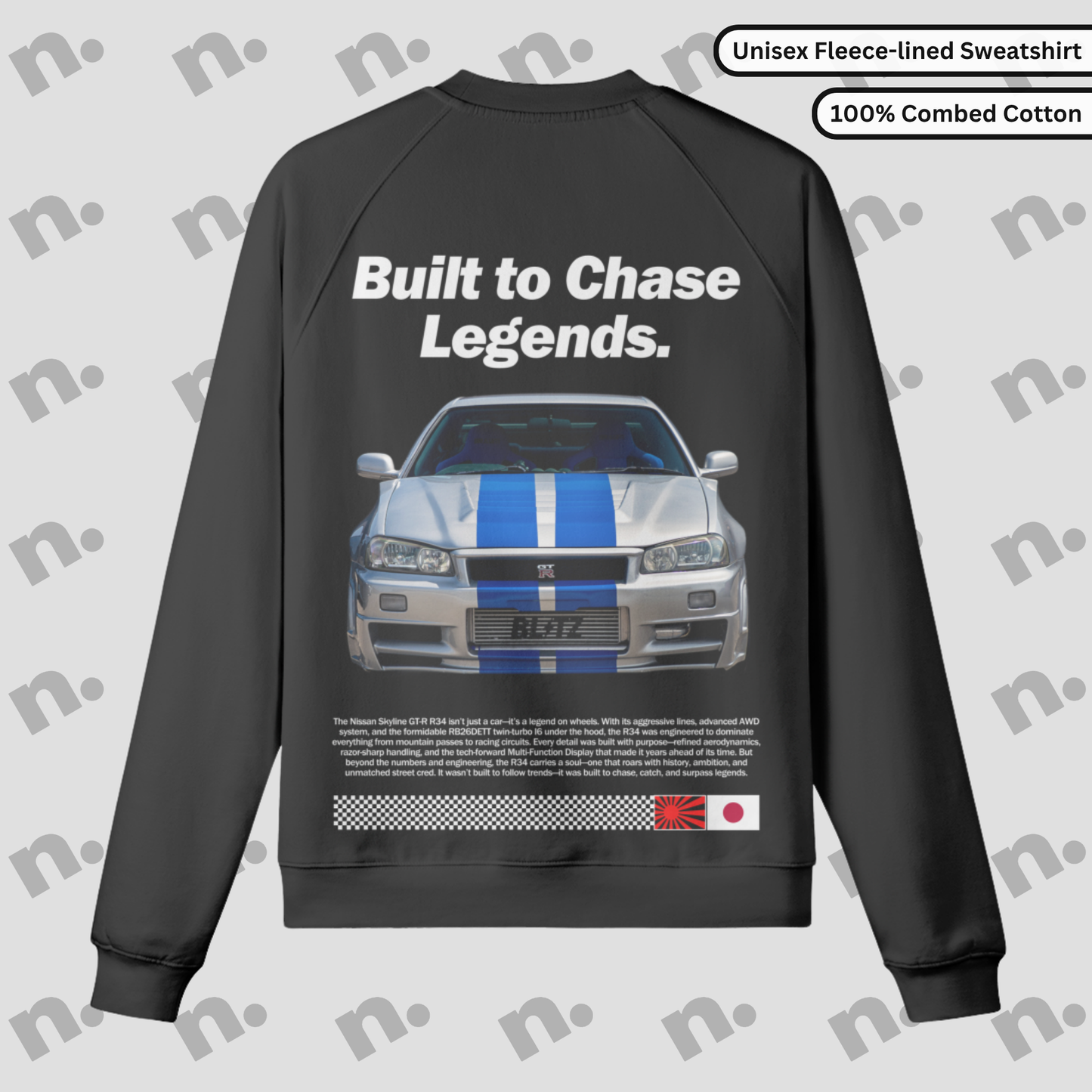 R34 Heritage Premium Fleece-lined Sweatshirt