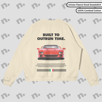 F40 "Built to Outrun Time" Premium Sweatshirt
