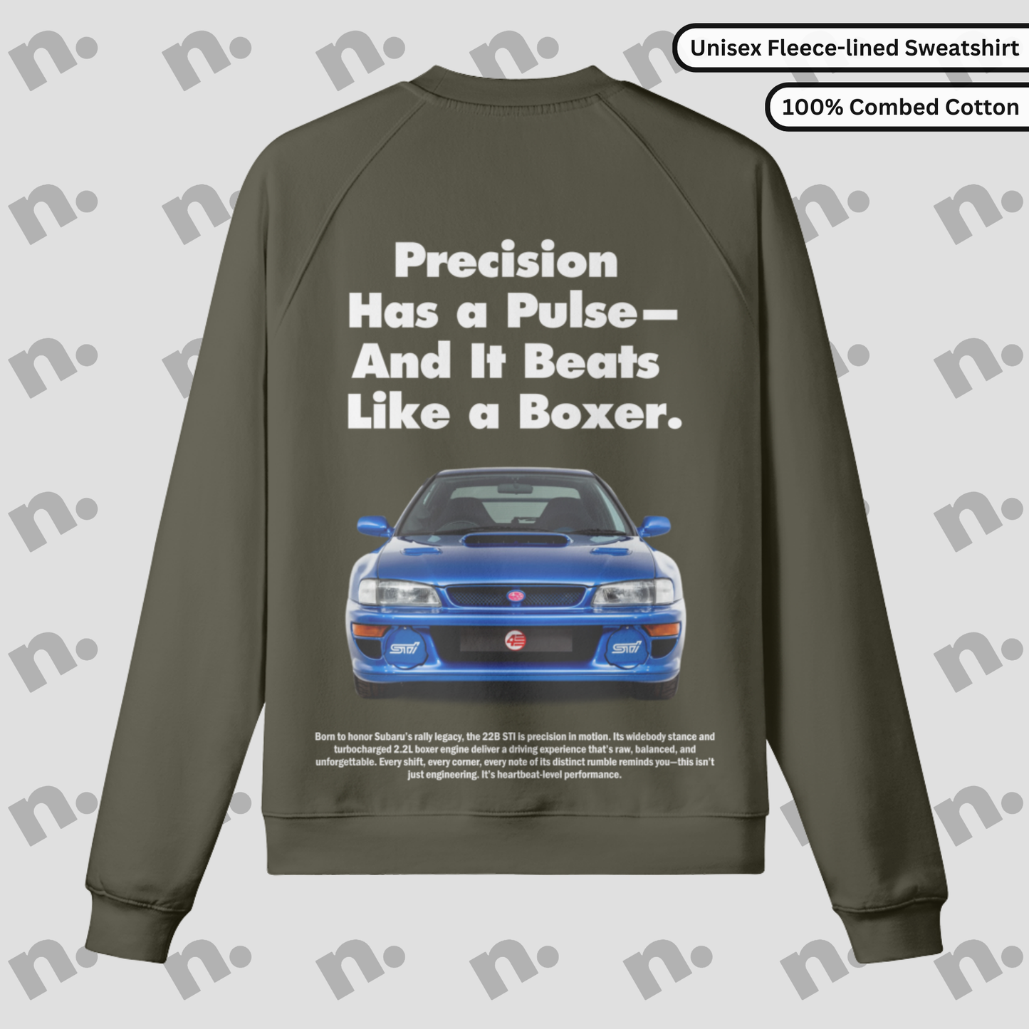 22b STI Inspired Fleece-lined Premium Sweatshirt