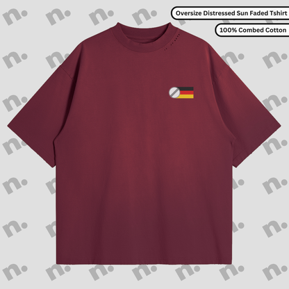 Recession Runner – Classic Turbo Distressed Sun Faded Premium T-shirt