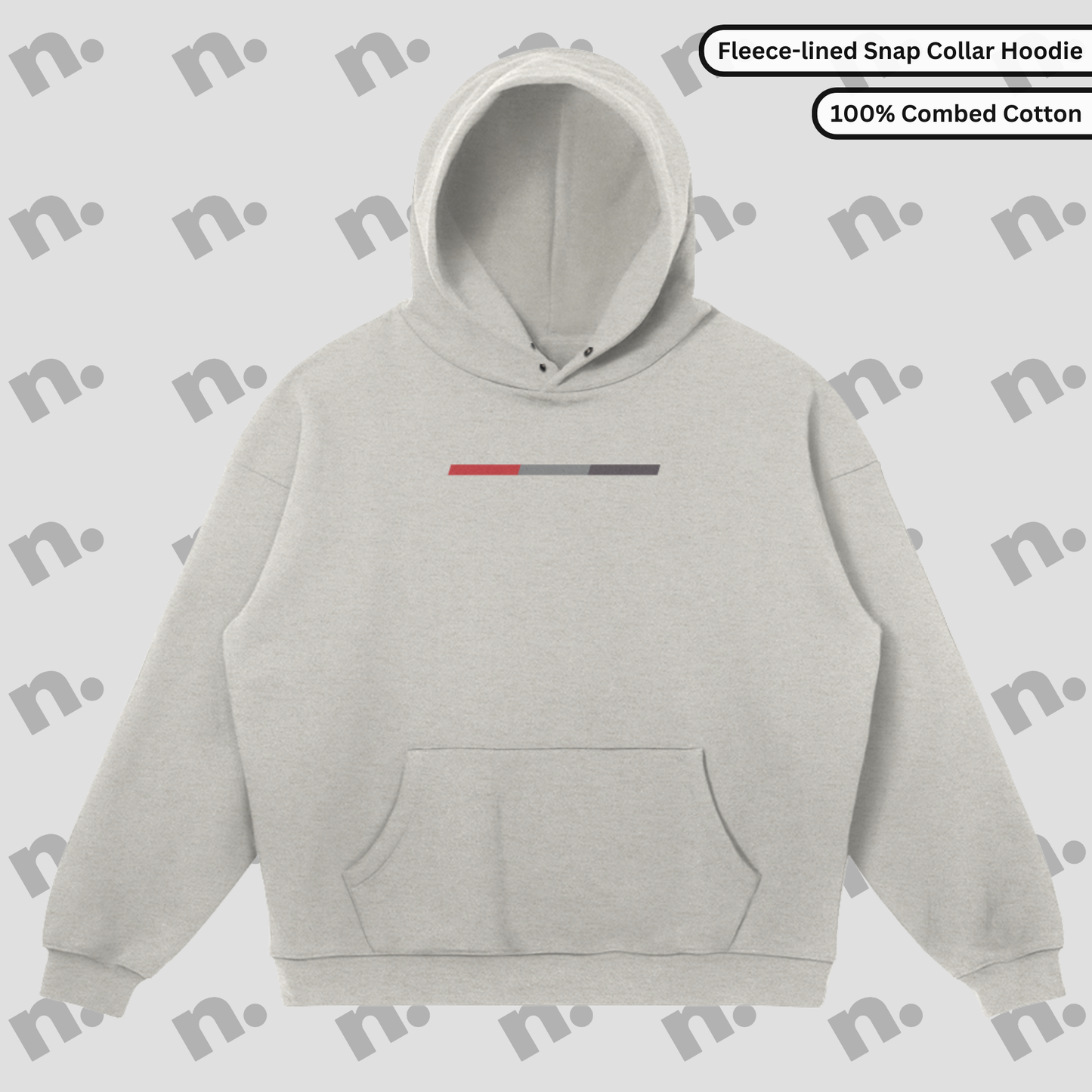 Crowned in the Alps Quattro Snap-Collar Fleece Hoodie