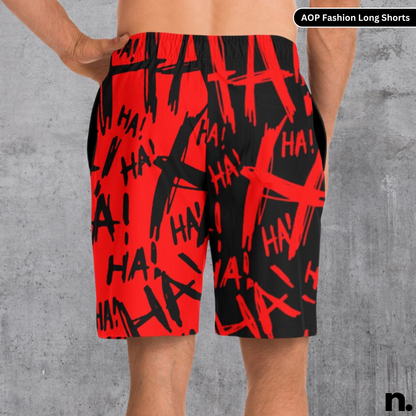 Haha Joker Inverted Inspired Fashion Long Shorts