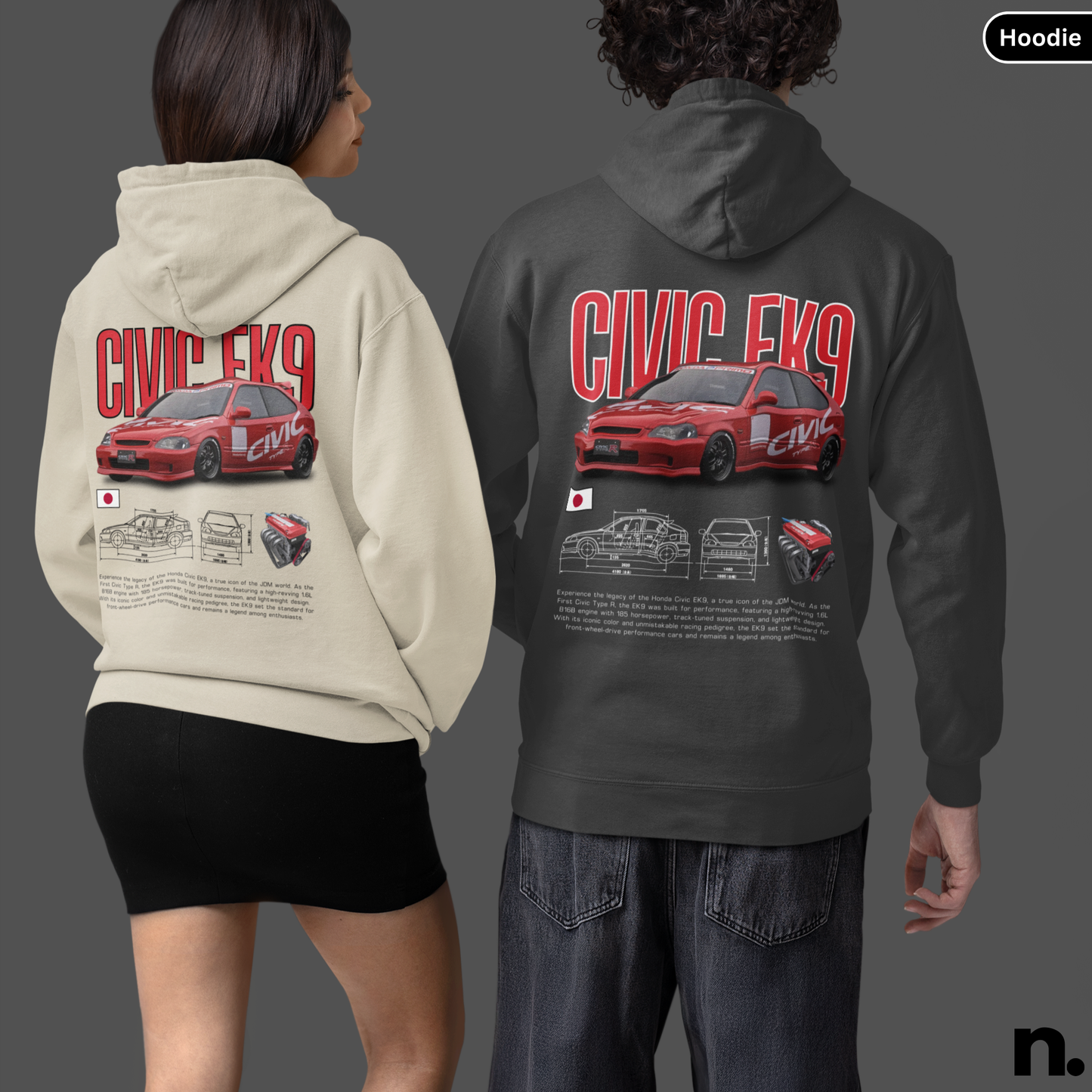 Ek9 Poster Style Hoodie